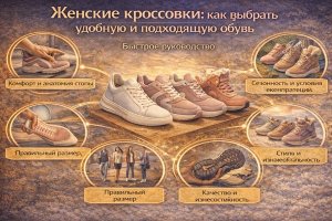 Женские кроссовки: как выбрать удобную и подходящую обувь